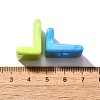 UV Plating Opaque Acrylic European Beads SACR-Z007-01L-3