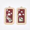 Epoxy Resin Pendants RESI-S365-67C-1