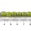 Handmade Lampwork Chevron Beads Strands LAMP-K041-01B-26-5