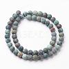 Natural African Turquoise(Jasper) Bead Strands G-G957-25-6mm-2