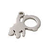 Non-Tarnish 304 Stainless Steel Charms STAS-S123-03P-11-2
