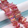 Natural Quartz Crystal Points Beads Strands G-K181-B20-4