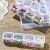 2Pcs Transparent Plastic 28 Grids Bead Containers CON-CJ0001-20-3