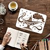 Plastic Reusable Drawing Painting Stencils Templates DIY-WH0202-265-3