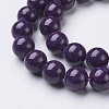Natural Mashan Jade Round Beads Strands X-G-D263-10mm-XS11-2