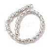 Barrel Tibetan Style Alloy Bead Strands TIBEB-O007-37-NR-2