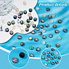   90Pcs 3 Colors Acrylic Imitation Shell Cabochons MACR-PH0001-65A-4