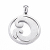 Non-Tarnish 304 Stainless Steel Pendants STAS-K162-049P-2