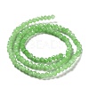 Baking Paint Imitation Jade Glass Bead Strands DGLA-A034-J4MM-A9-3