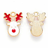 Alloy Enamel Pendants X-ENAM-S121-013-1