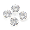 Cubic Zirconia Pointed Back Pendants ZIRC-N037-6mm-01-1