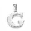 Tarnish Resistant 304 Stainless Steel Pendants STAS-F106-95P-G-1
