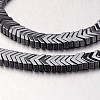 Non-magnetic Synthetic Hematite Bead Strands X-G-F300-19-09-1