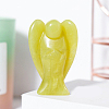 Natural Green Peridot Angel Figurine Display Decorations G-PW0007-060Q-1