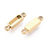 304 Stainless Steel Connector Cabochon Settings STAS-N115-32G-2