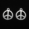 201 Stainless Steel Pendants STAS-O110-05S-1