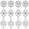 SUNNYCLUE 90Pcs 3 Styles Tibetan Style Alloy Connector Charms FIND-SC0007-88-1