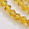 Bicone Glass Beads Strands EGLA-P016-4mm-07-3