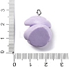Opaque Resin Pendants RESI-P043-01P-08-3