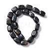 Natural Blue Tiger Eye Beads Strands G-H331-B01-3