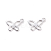 201 Stainless Steel Charms STAS-F192-055S-4