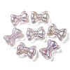 UV Plating Luminous Transparent Acrylic Beads OACR-P010-08D-1
