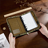 Cloth Loose Leaf Notebook Zipper Cover AJEW-WH0410-406C-3