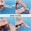 100Pcs 10 Colors Alloy Rhinestone Cabochons FIND-GF0005-91-6