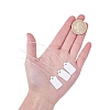 White Rectangle Jewelry Price Tags TOOL-C003-02-3
