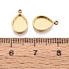 304 Stainless Steel Pendant Cabochon Component STAS-Q113-23C-G-3