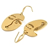 Ion Plating(IP) 304 Stainless Steel Earrings for Women EJEW-E304-10G-2