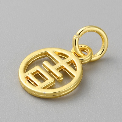 Alloy Pendants with Chinese Characters LS-FIND-WH0159-63G-27-1