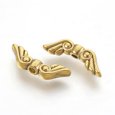 Tibetan Style Alloy Beads TIBEB-A11-3712-AG-FF-1