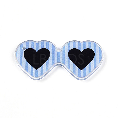 Acrylic Pendants BACR-T001-04-1