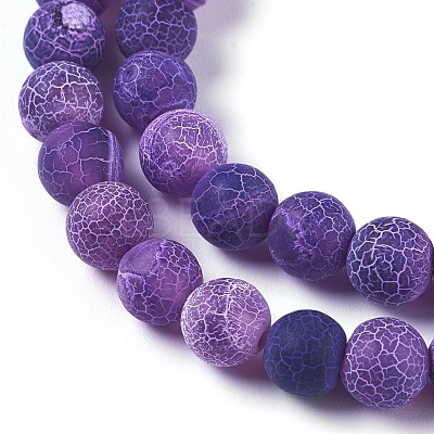 Natural Weathered Agate Beads Strands G-P414-A03-1