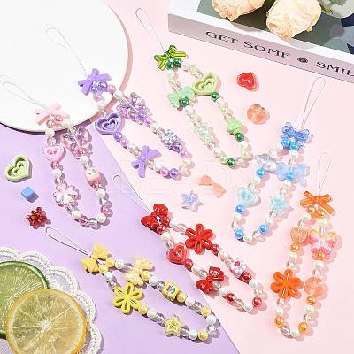100Pcs 18 Styles Transparent & Opaque Acrylic Beads MACR-FS0002-40-1