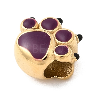 304 Stainless Steel European Beads STAS-D153-09A-G-1