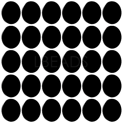 30Pcs Acrylic Flat Round Action Figure Display Bases KY-FG0001-13-1