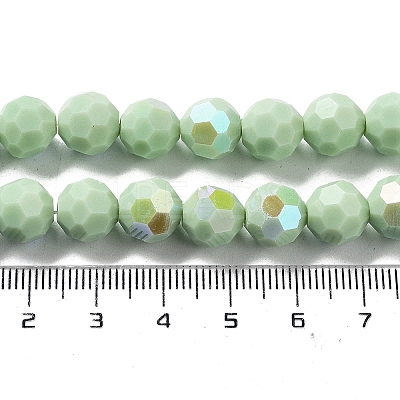 Opaque Glass Beads Strands EGLA-A035-P10mm-L20-1