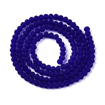 Transparent Glass Beads Strands EGLA-A044-T2mm-MD06-1