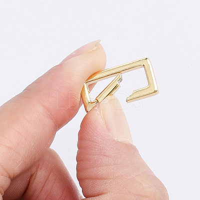 4Pcs Brass Spring Gate Rings FIND-BBC0005-03G-1