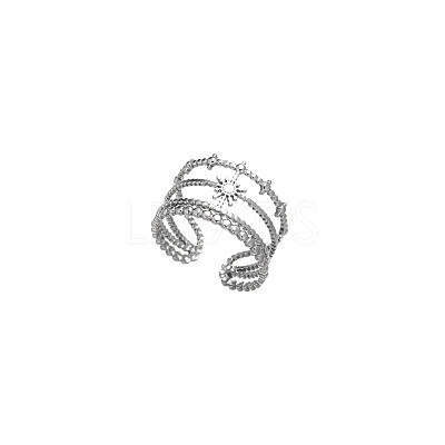 DIY fashionable 304 Stainless Steel ring with non fading color YR5292-6-1