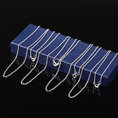 Brass Cable Chain Necklace SW028-S-1