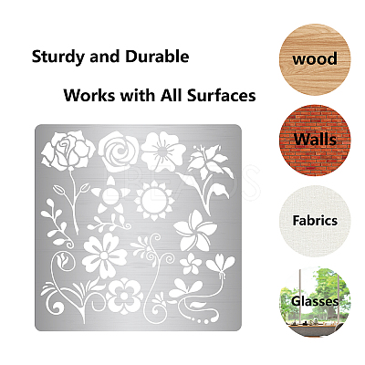 Stainless Steel Cutting Dies Stencils DIY-WH0238-011-1