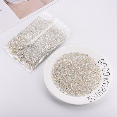 8/0 Glass Bugle Beads SEED-S032-07A-21-1