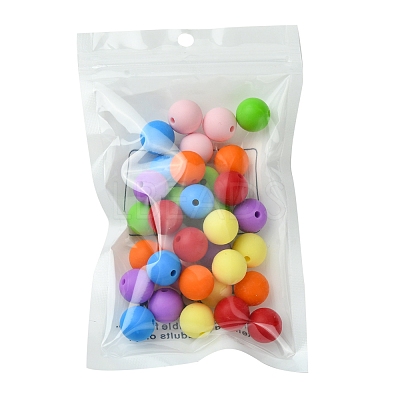 35Pcs Food Grade Eco-Friendly Silicone Focal Beads SIL-FS0001-22A-1