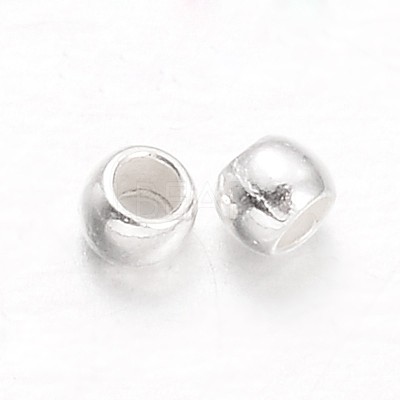 Rondelle Brass Crimp Beads KK-L134-33S-01-1