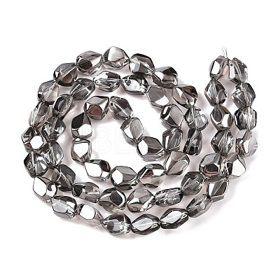 Electroplate Glass Beads Strands EGLA-T021-10L-1