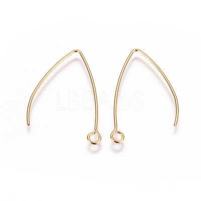 304 Stainless Steel Earring Hooks X-STAS-F227-26A-G-1