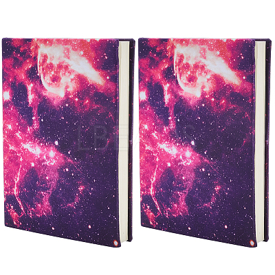 3Pcs Elastic Fabric Book Covers AJEW-CP0007-41B-1